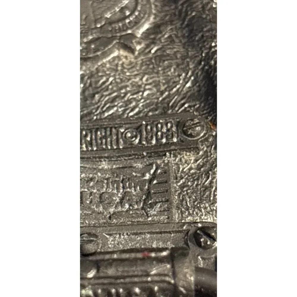 Train Belt Buckle‎ Steam Engine The Great American Buckle Co. USA #1083 1983 VTG